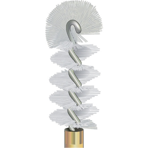 ミニモ スパイラルホールブラシ U型 ナイロンφ0.3mm φ16【FD1915】