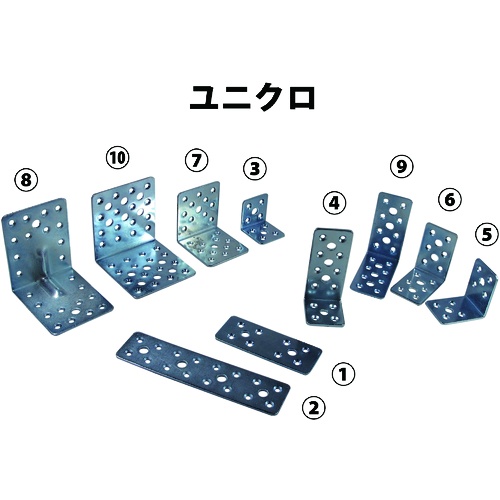 ダイドーハント マルチ金物 L型 ブラック 2.3×40×85×85【00069108】