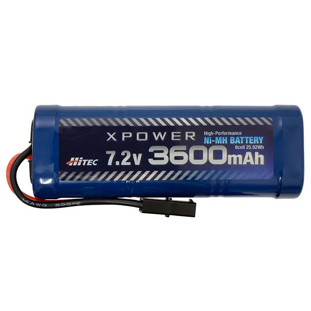 XPOWER Ni-MH 7.2V 3600mAh(タミヤコネクタ)【XP3600-NT】
