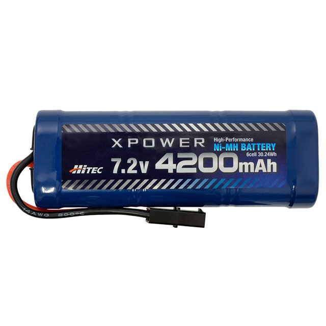 XPOWER Ni-MH 7.2V 4200mAh(タミヤコネクター)【XP4200-NT】