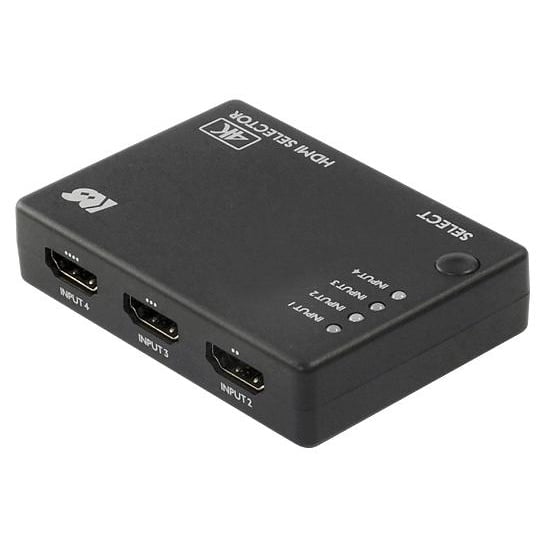 HDMI切替器(4K/60Hz対応、4入力1出力)【RS-HDSW41-4KZ】