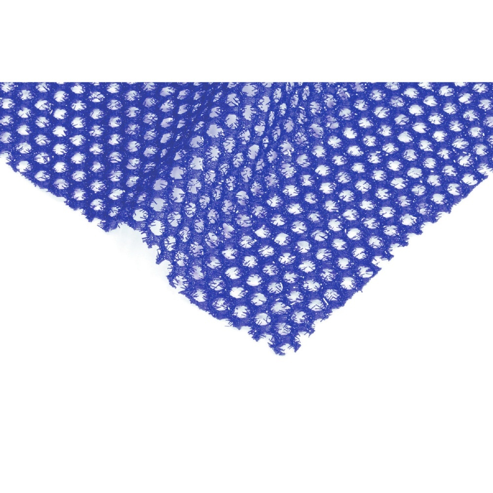 キラキラメッシュスカーフ 青【4190】