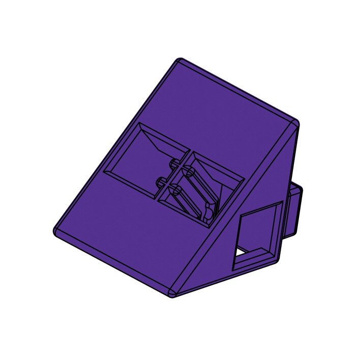 Artecブロック 三角A 8P 紫【77808】