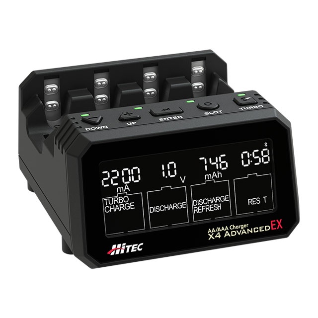 AA/AAA Charger X4 Advanced EX【44308-B】