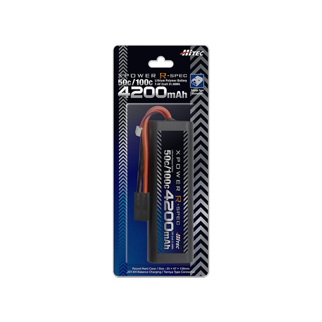Li-Po 7.4V 4200mAh 50C/100C(タミヤコネクター)【XPR4200-RT-B】