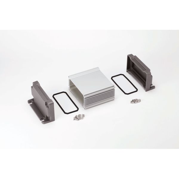 AW型フランジ足付防水・防塵アルミケース(ノーマルタイプ)90mm【AW8-5-9NBB】