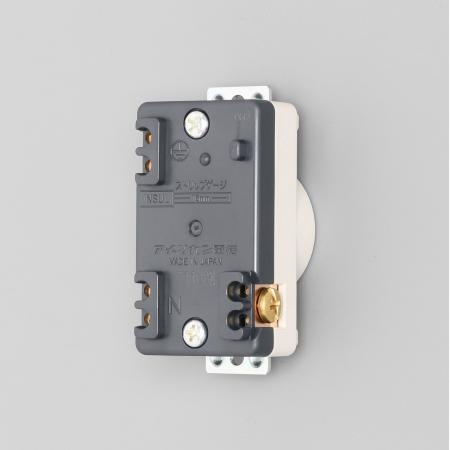 平刃形 パネル用コンセント白【7110GN-P-IV】