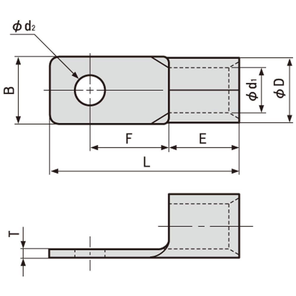 低圧開閉器用圧着端子(CB形) CB100-S12-JP JAPPY製｜電子部品・半導体