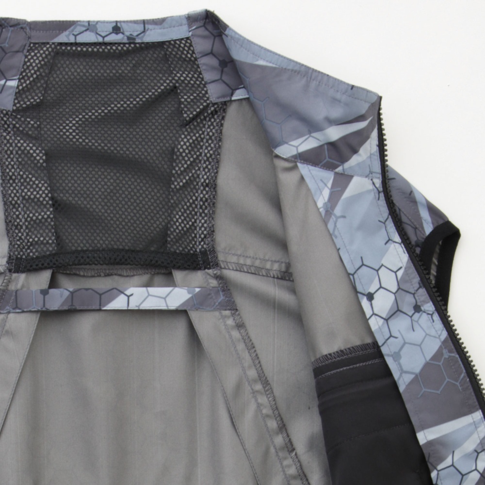 ファン対応ウェア(空調風神服、チタン加工、3L)【KU92142-S3L-JP】