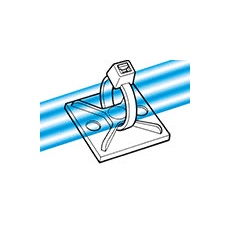 メタルコンテントマウントベース(鉄成分入り配線固定具 100個入)【MCMB4A-BLU】
