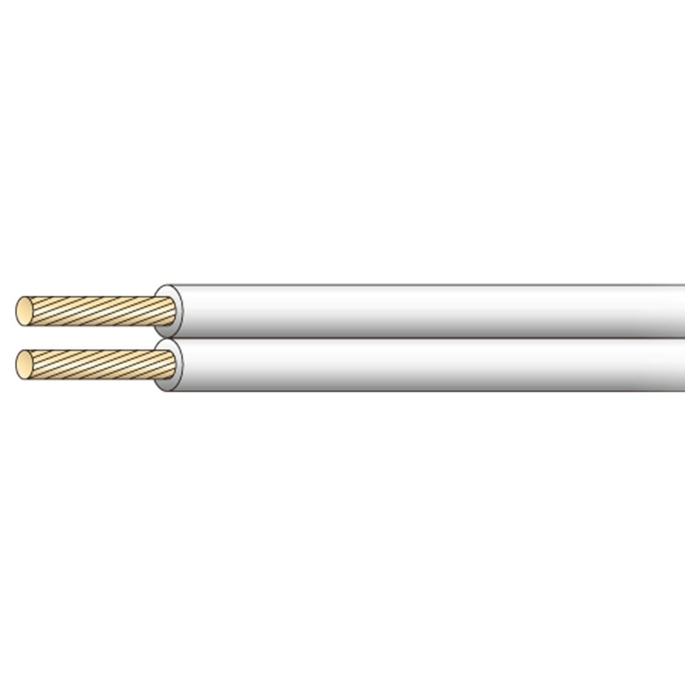 オーナンバ 300V ビニル平形コード VFF 1.25SQ リール巻 100m 灰 - 1