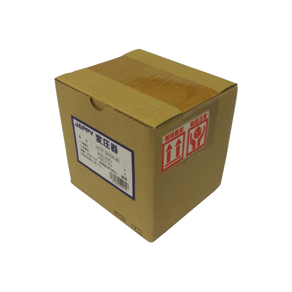 ダウントランス(単相複巻 200VA)【WTP-200AJB】