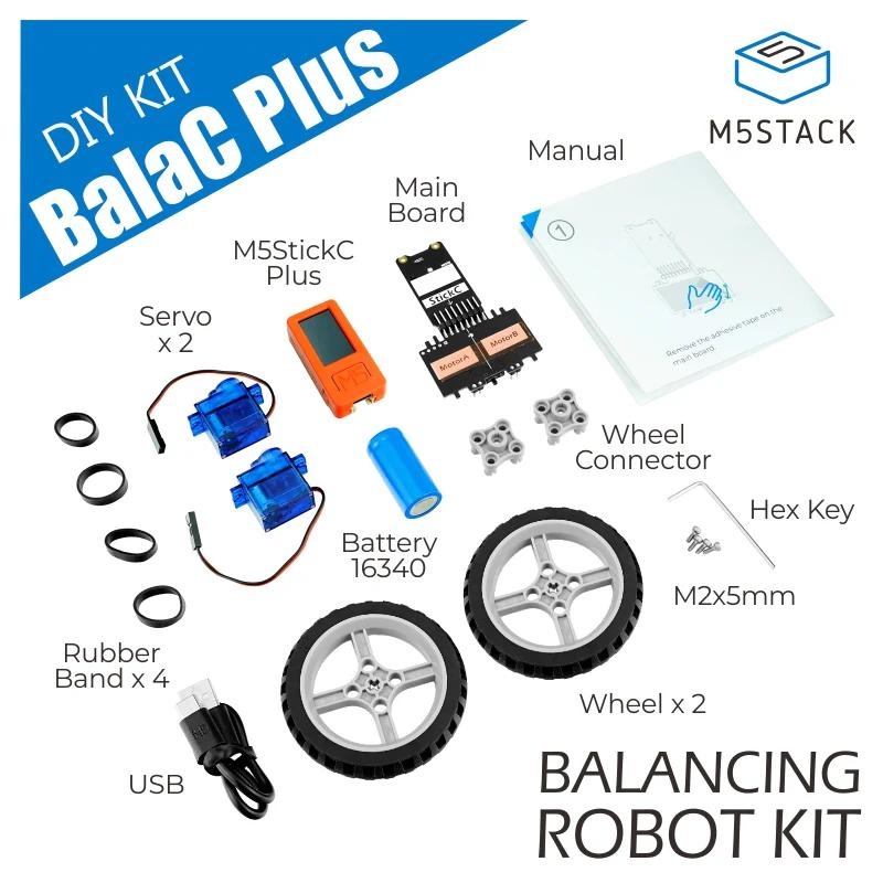 BALA-C PLUS ESP32 バランスロボットキット【M5STACK-K038-B】