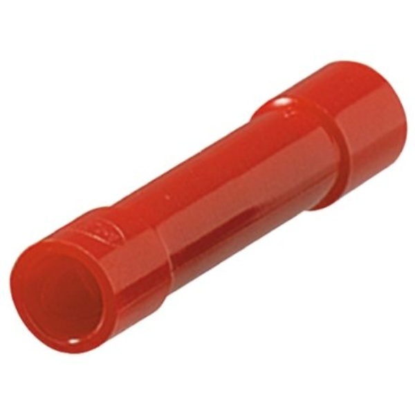 銅線用絶縁被覆付圧着スリーブ(突合用・B形)赤 HC-TMV-B-1.25-RED ニチフ製｜電子部品・半導体通販のマルツ