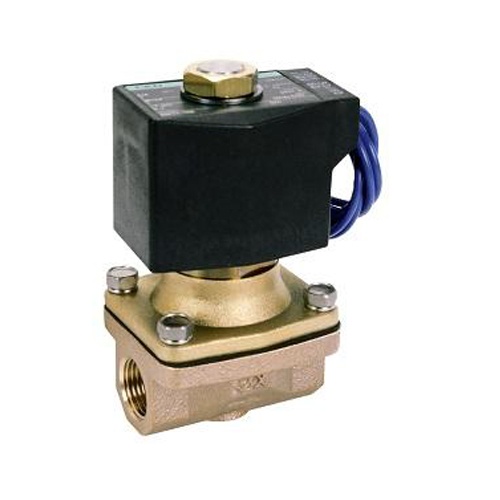 AC100V・Rc1/4’’2方向電磁弁(パイロットキック式)【EA153HC-21】