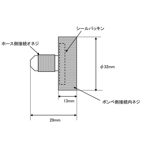 [R407C]F1/4インチ 手締チャージグチ【EA107HC】