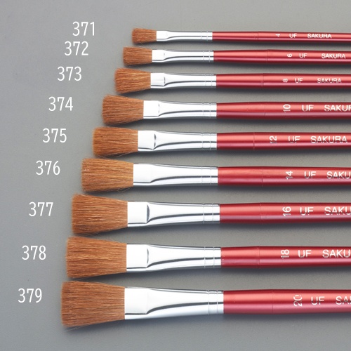 6号 平筆(馬毛)【EA109MK-372】