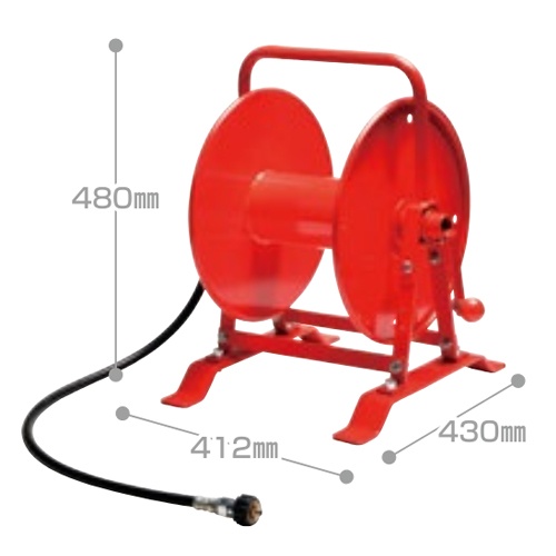 ホースリール(横置き型)【EA115JS-91】