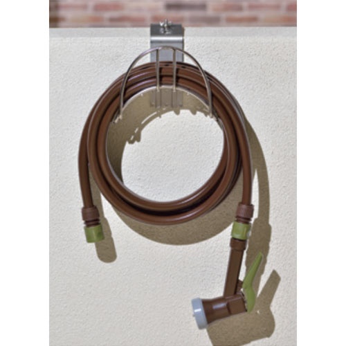 194× 96mm ホースハンガー(ステンレス製/クランプ金具付)【EA124E-7】