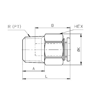 10mmxR 3/8インチ ハーフユニオン(2個)【EA140HH-103】