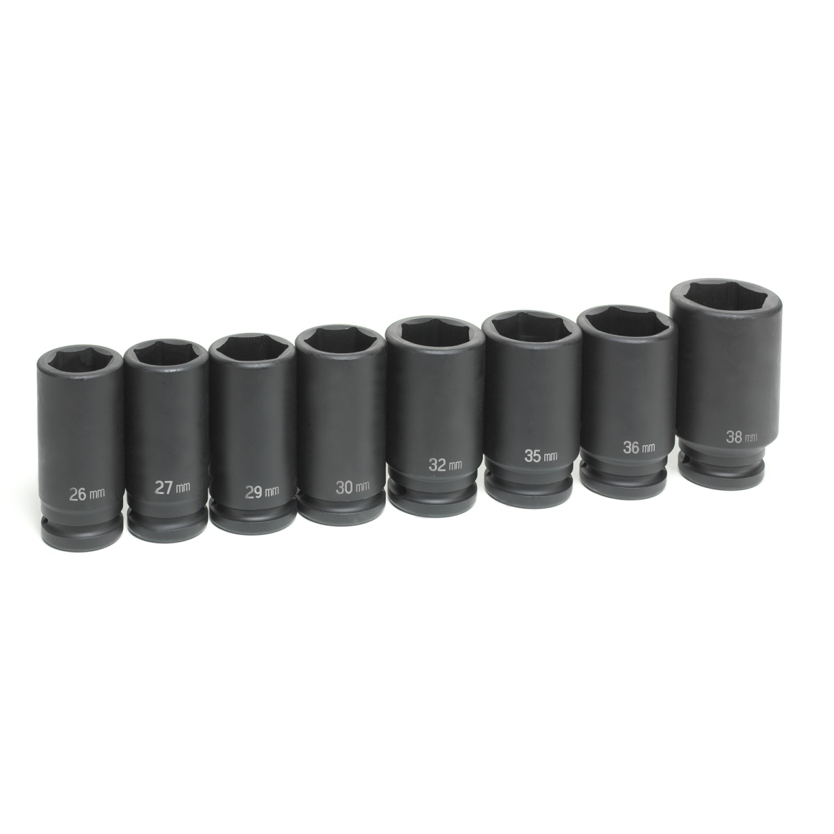 3/4インチ DR/26-38mm/8個組 インパクトソケット【EA164EL-1】