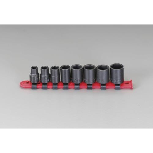 インパクトHexビットソケットセット インチ 3／8sq エスコ EA164WF-