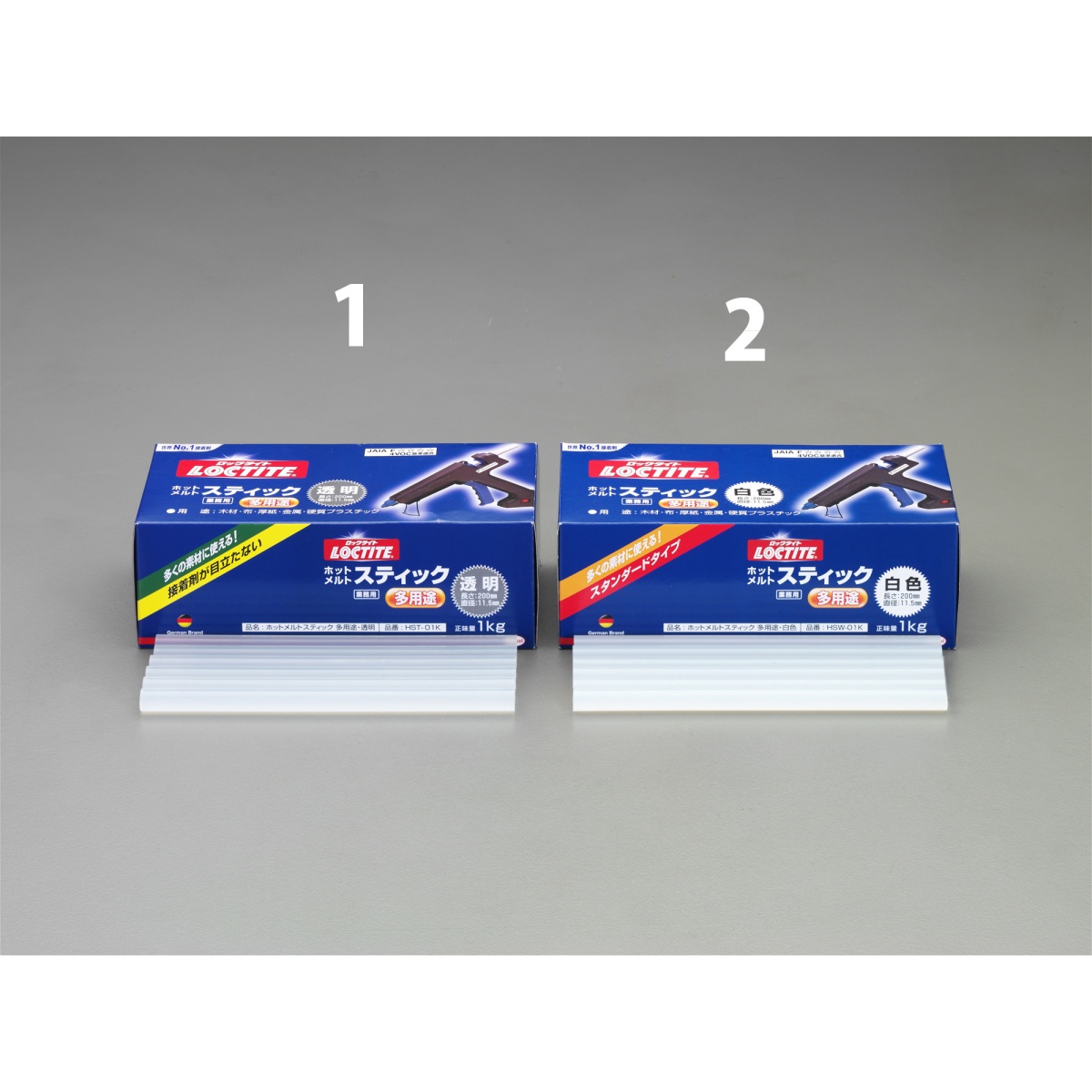 1.0kg ホットメルトスティック(透明)【EA305HE-1】