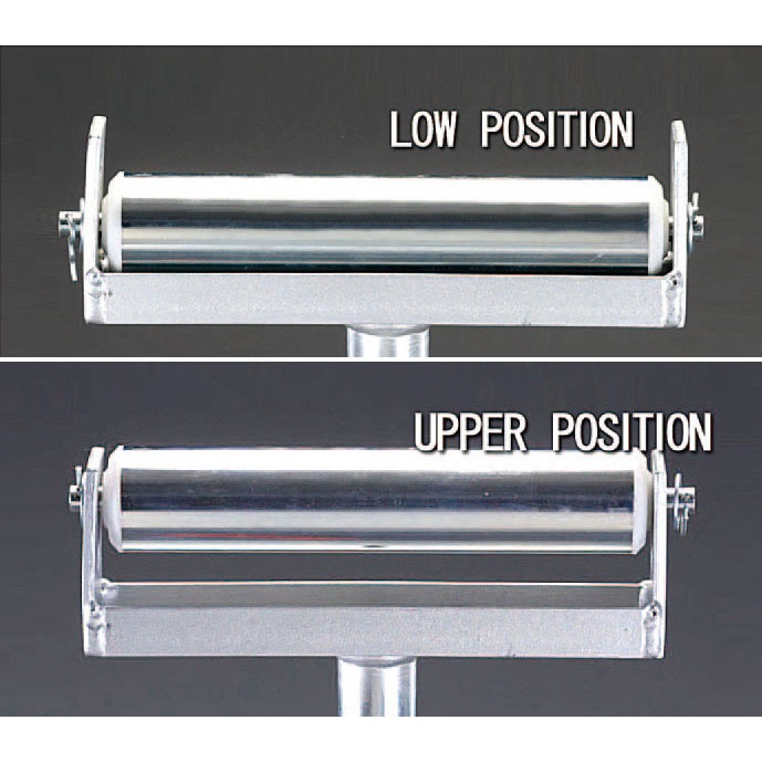 6A-300A/740-1120mm パイプスタンド(ローラー)【EA348RB-15】
