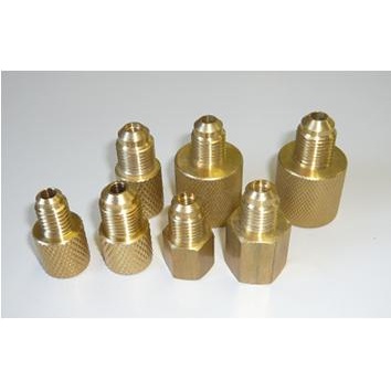 F3/8インチ x F1/4インチ フレアーアダプター(雌/雄)【EA443D-103】