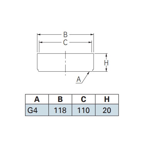 100A/G 4インチ(内ねじ)防虫目皿【EA468DF-5】
