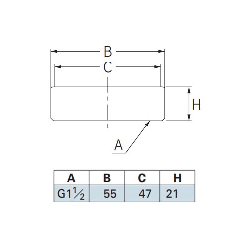 40A/G 1・1/2インチ(内ねじ)目皿【EA468DH-11】