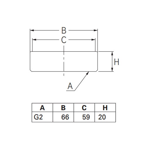 50A/G 2インチ(内ねじ)目皿【EA468DH-12】