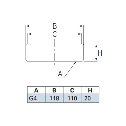 100A/G 4インチ(内ねじ)目皿【EA468DH-15】