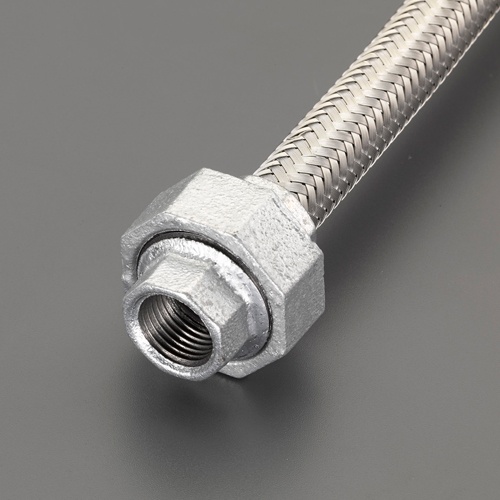 Rc 3/8インチ x500mm フレキシブルチューブ(ユニオン式/SUS)【EA469EB-3】