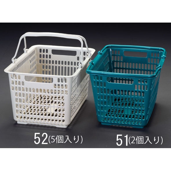 429×316×243mm/19.8L バスケット(灰/5個)【EA506AB-52】