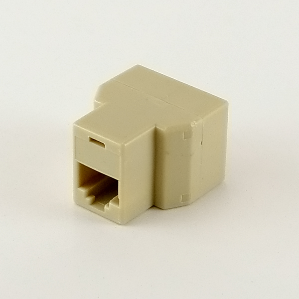 CAT6e用RJ45-2分配コネクター【RJ45-2SJJ-CAT6】