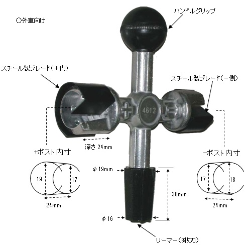 バッテリーポストクリーナー【EA514BA-2】