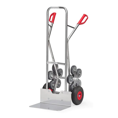 590×1300mm/200kg ハンドトラック(12輪式)【EA520FD-4A】