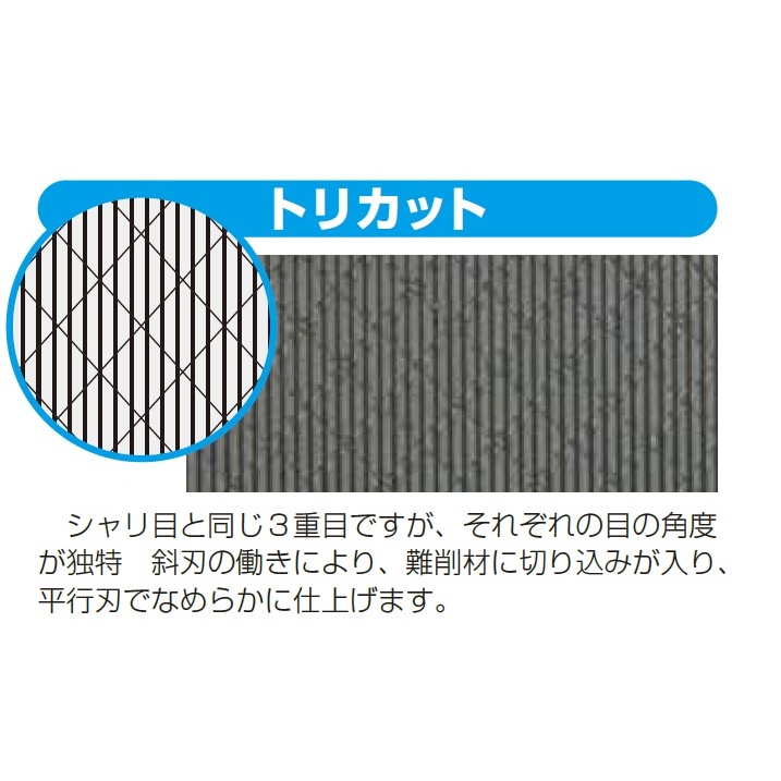 200mm 鉄工やすり(ステンレス用・半丸/粗中目)【EA521TR-200BS】