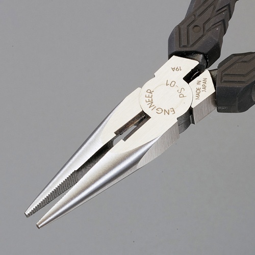 139mm 精密用プライヤー(ESD/半丸)【EA535BC-1】