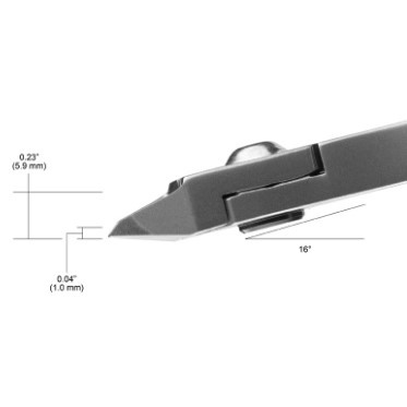 140mm 精密用ニッパー(セミフラッシュ/ESD)【EA535TH-1】