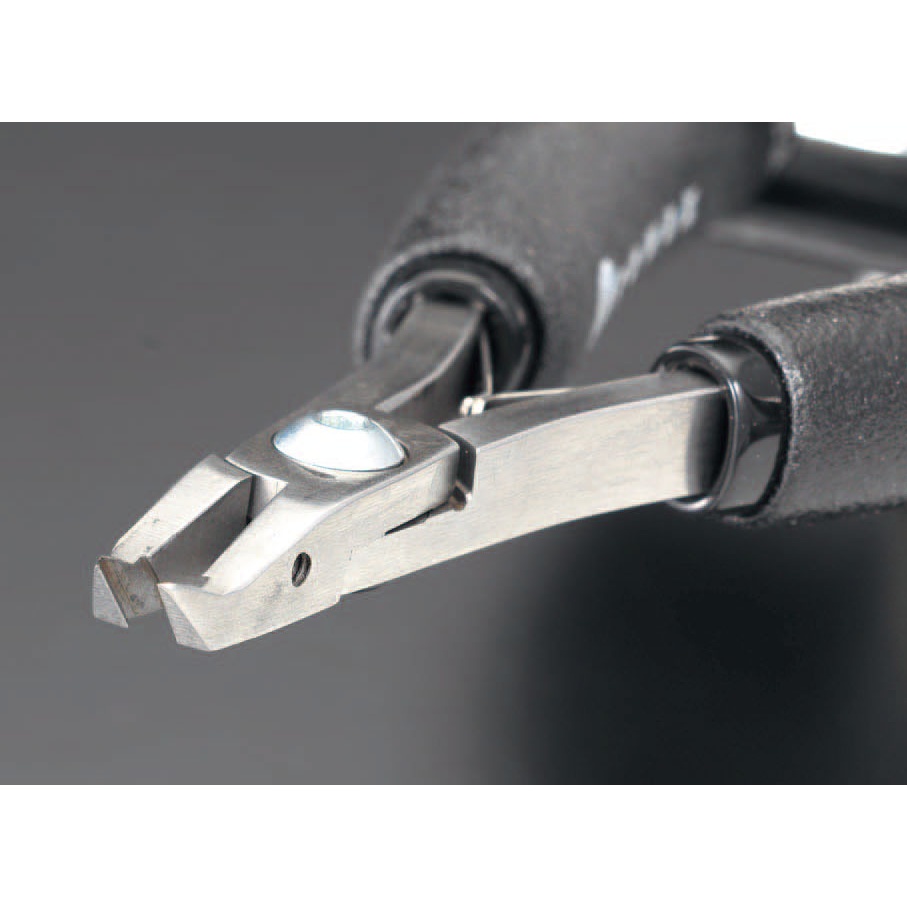 120mm 精密用ニッパー(フラッシュ/ピアノ線用/ESD)【EA535TZ-1】