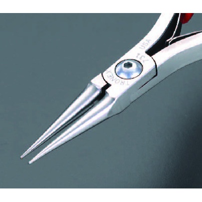 140mm 精密用プライヤー(ESD/丸/バネ付)【EA537T-1】