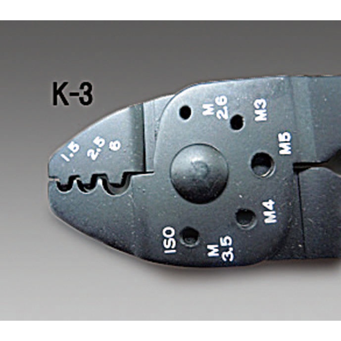 0.5-6.0mm2 圧着ペンチ(裸端子用)【EA538K-3】