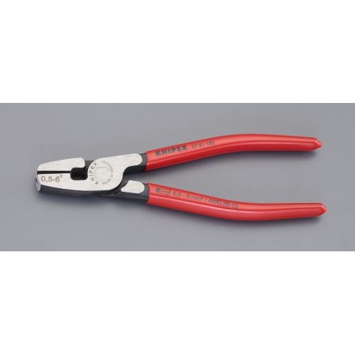 0.5 - 6.0mm2圧着ペンチ(フェルール端子用) EA538KD-11 エスコ製｜電子