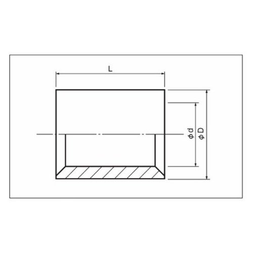 1.25mm2[P型]裸圧着スリーブ(100個)【EA538MD-51】