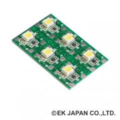 チップ部品はんだ付け練習キット白色LED【LK-ST1】