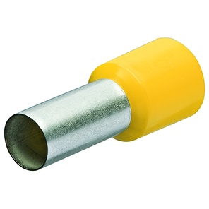6.0mm2 絶縁フェルール端子(黄色/100個)【EA538WB-57】