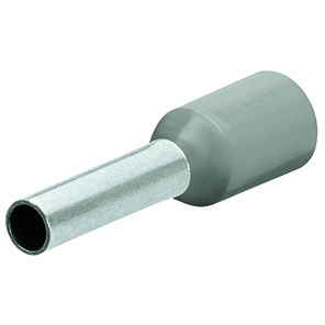 4.0mm2 絶縁フェルール端子(灰色/200個)【EA538WB-66】
