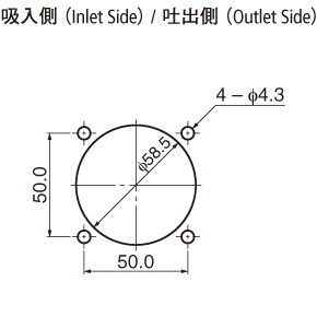 ACファンモーター 100V 60mm【06030PB-A0L-AA-00】